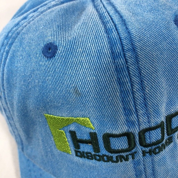 Hoods Discount Home Center Hat Cap Adjustable Blue One Size Fits Most OSFM - Picture 2 of 16